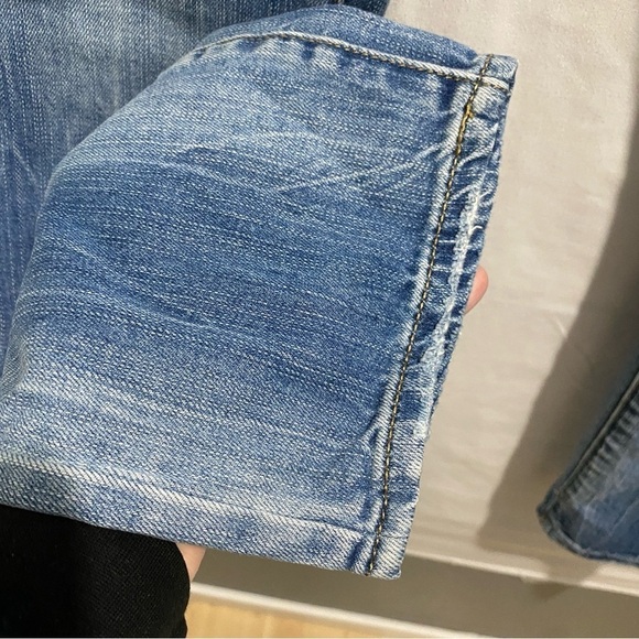 American Eagle Men’s faded ripped jeans size 36 - Picture 8 of 15